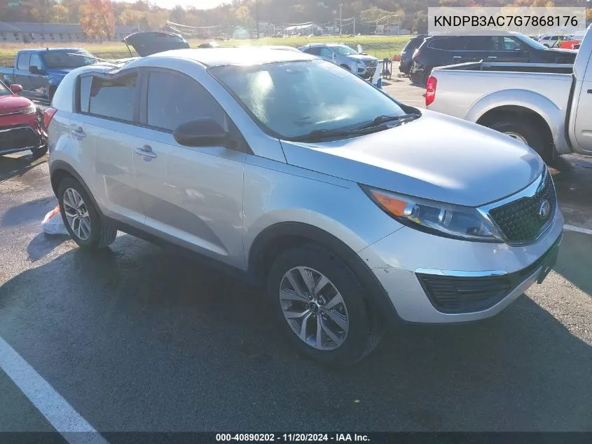 2016 Kia Sportage Lx VIN: KNDPB3AC7G7868176 Lot: 40890202