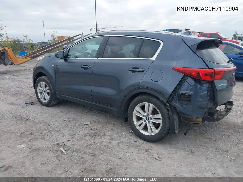 KNDPMCAC0H7110904 2017 Kia Sportage