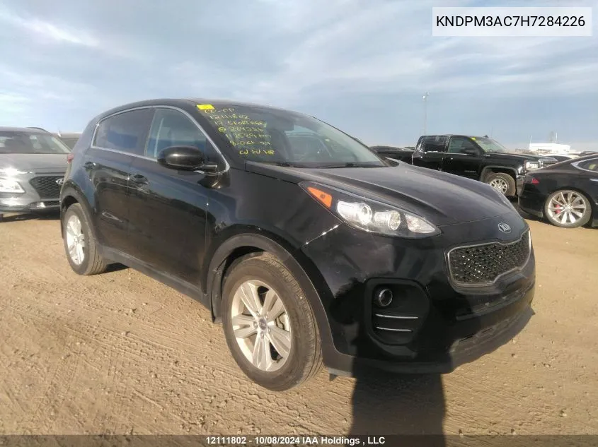 2017 Kia Sportage VIN: KNDPM3AC7H7284226 Lot: 12111802