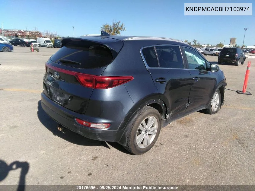 KNDPMCAC8H7103974 2017 Kia Sportage Lx