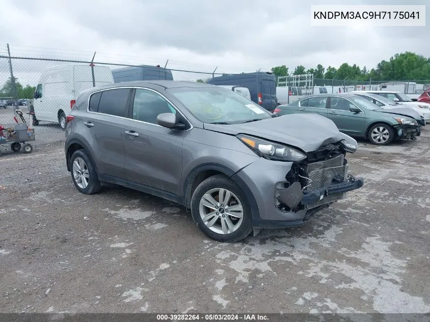 KNDPM3AC9H7175041 2017 Kia Sportage Lx