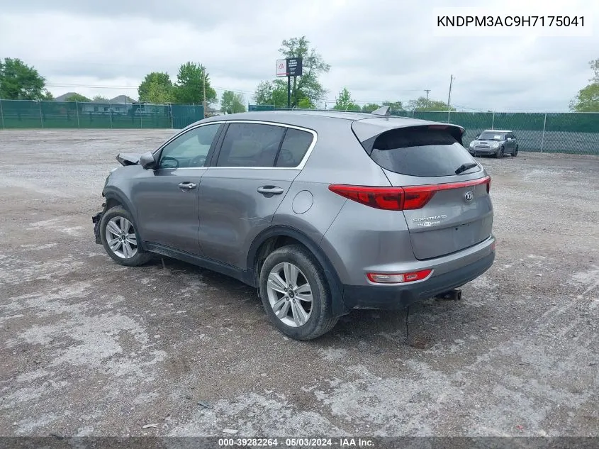 KNDPM3AC9H7175041 2017 Kia Sportage Lx