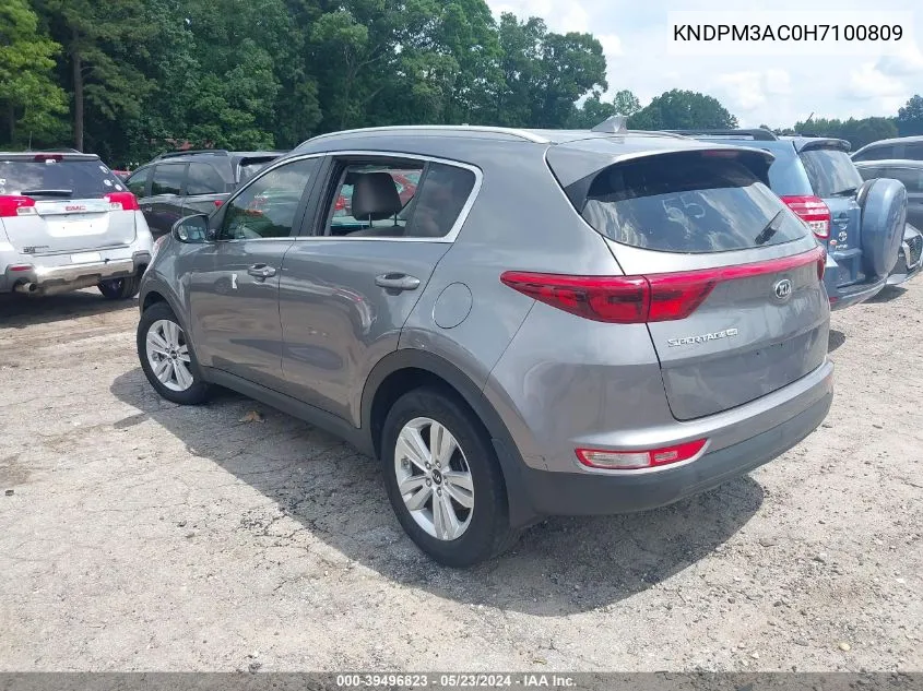 KNDPM3AC0H7100809 2017 Kia Sportage Lx