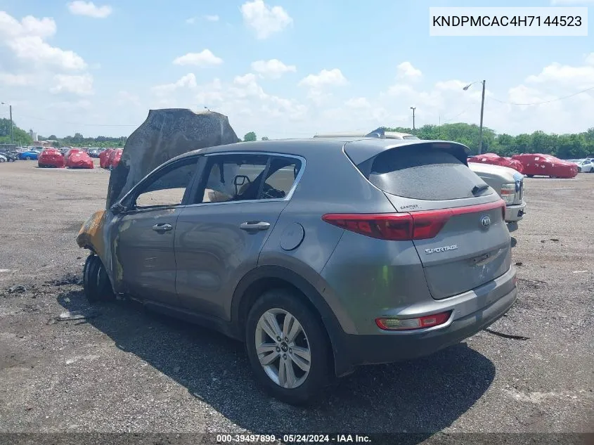 2017 Kia Sportage Lx VIN: KNDPMCAC4H7144523 Lot: 39497899