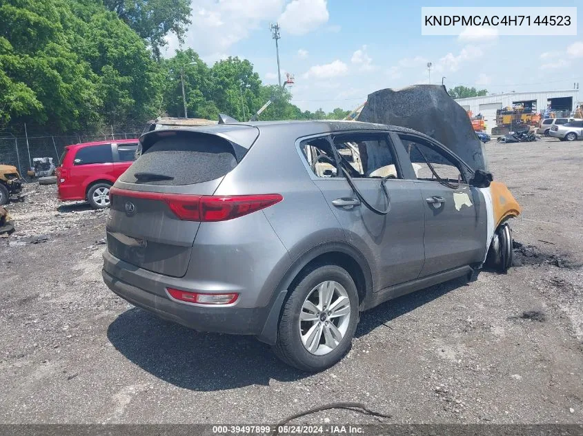 2017 Kia Sportage Lx VIN: KNDPMCAC4H7144523 Lot: 39497899