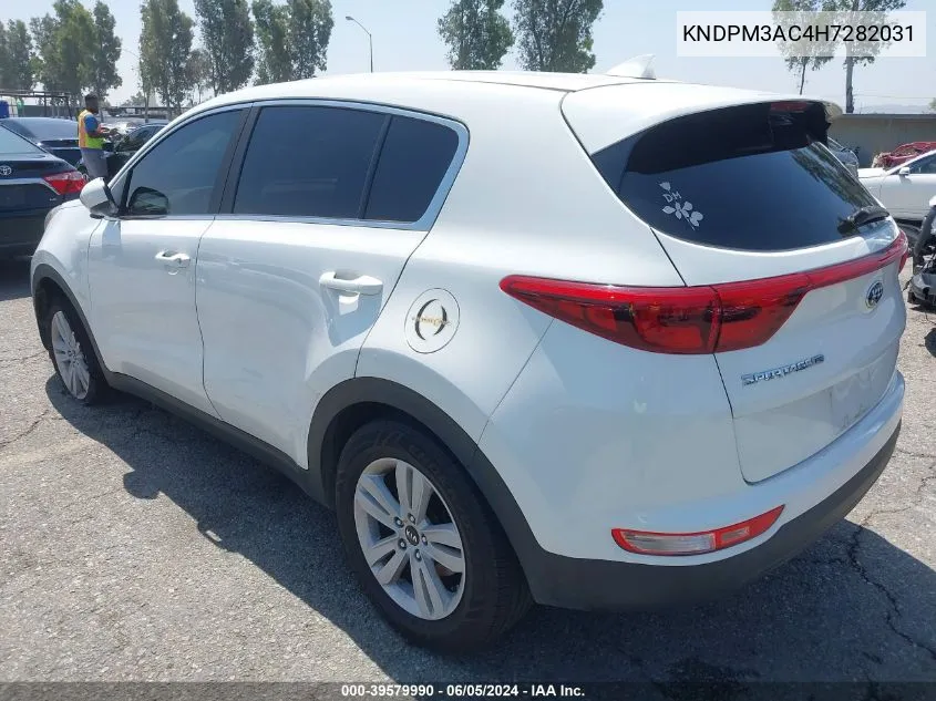 KNDPM3AC4H7282031 2017 Kia Sportage Lx