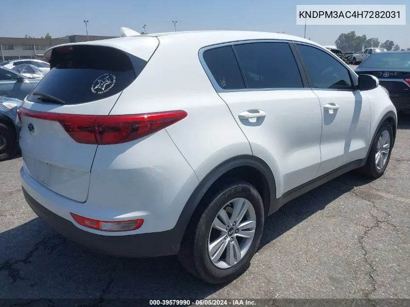 KNDPM3AC4H7282031 2017 Kia Sportage Lx