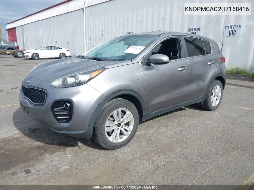 KNDPMCAC2H7168416 2017 Kia Sportage Lx