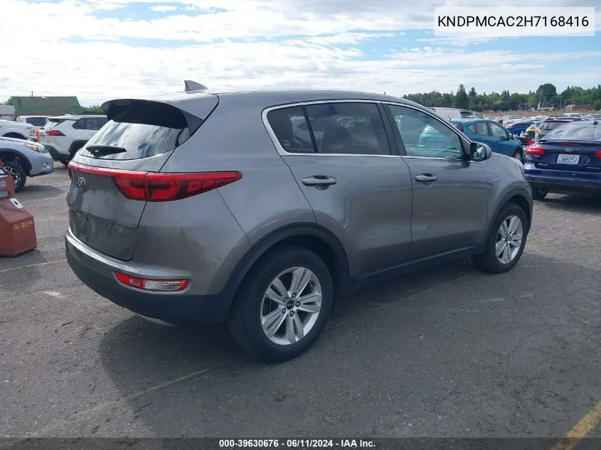 KNDPMCAC2H7168416 2017 Kia Sportage Lx