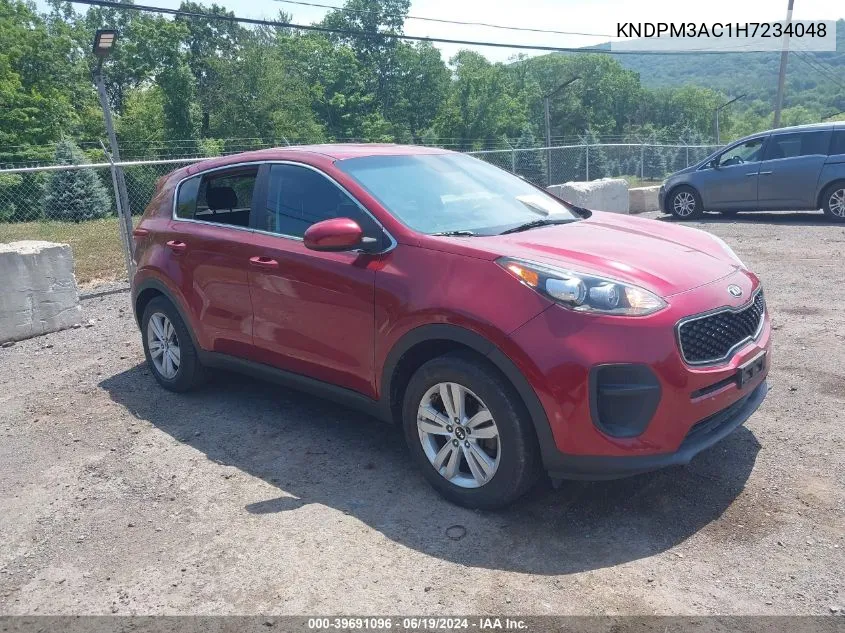 2017 Kia Sportage Lx VIN: KNDPM3AC1H7234048 Lot: 39691096