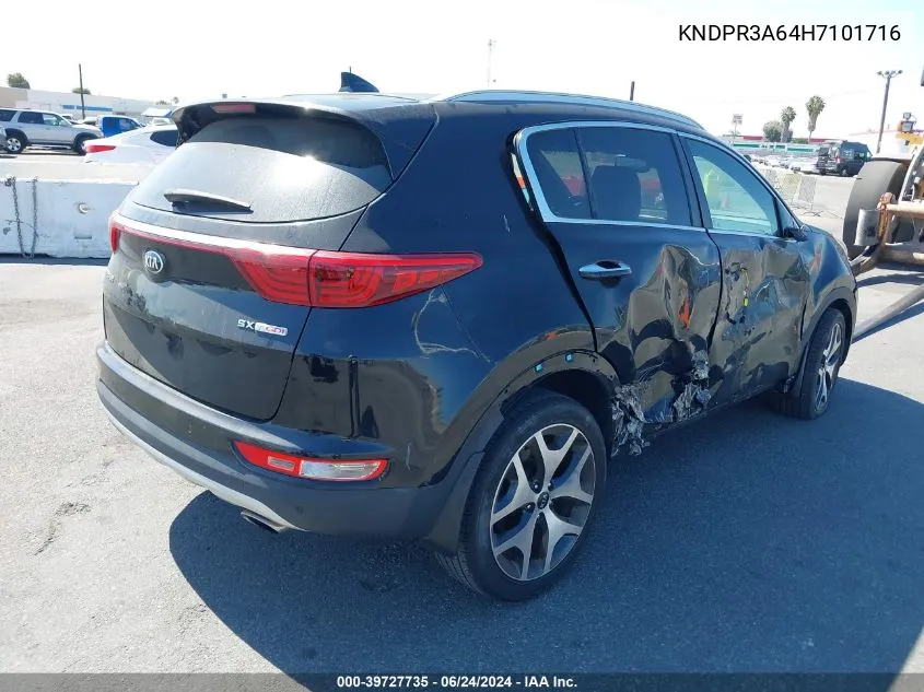 KNDPR3A64H7101716 2017 Kia Sportage Sx Turbo