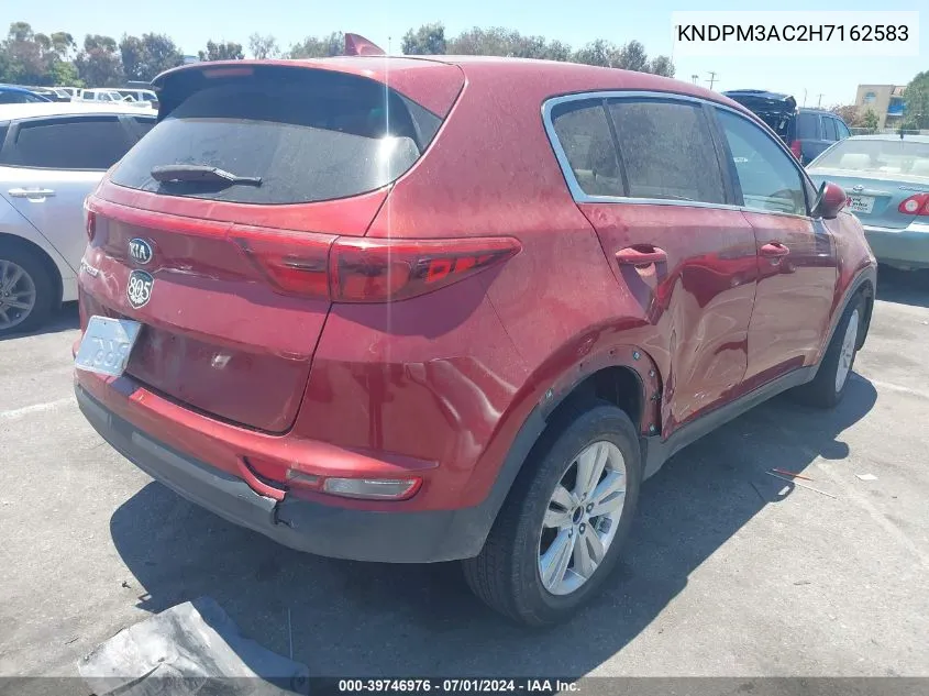 KNDPM3AC2H7162583 2017 Kia Sportage Lx