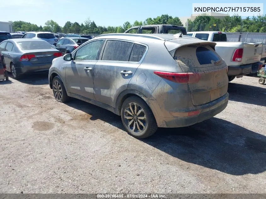 KNDPNCAC7H7157585 2017 Kia Sportage Ex