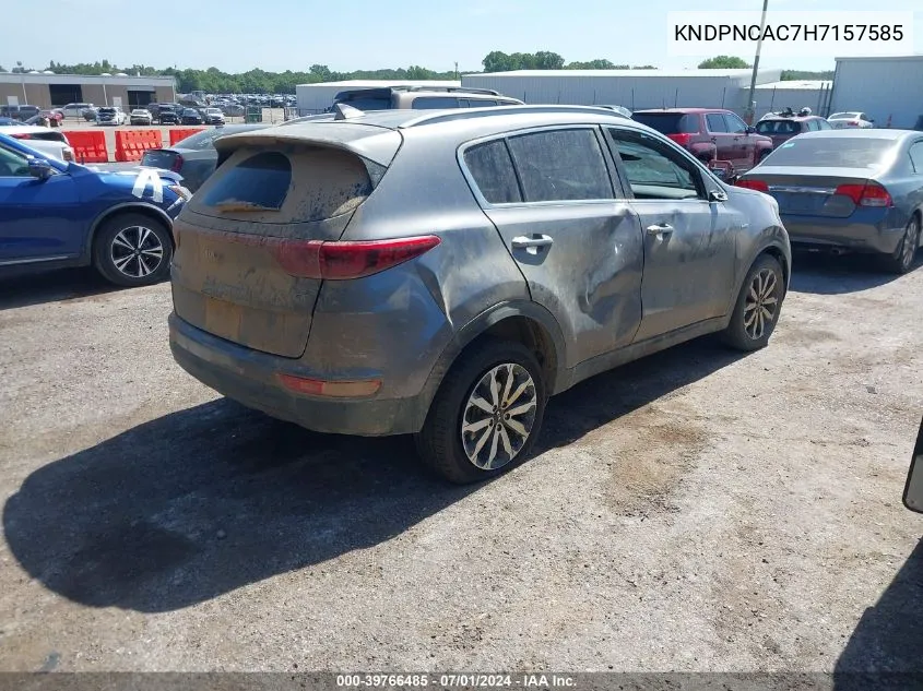 KNDPNCAC7H7157585 2017 Kia Sportage Ex