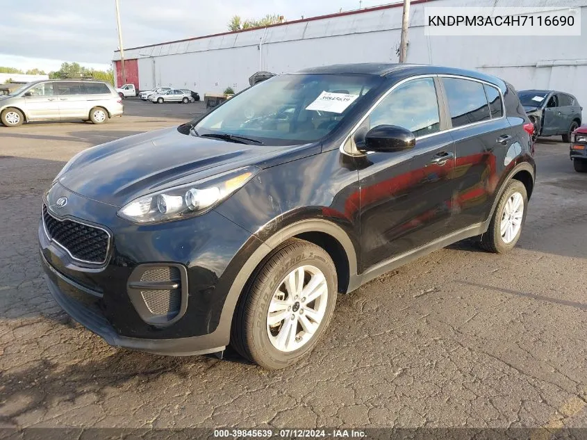 KNDPM3AC4H7116690 2017 Kia Sportage Lx