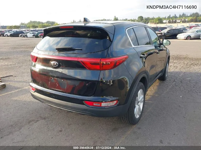 KNDPM3AC4H7116690 2017 Kia Sportage Lx