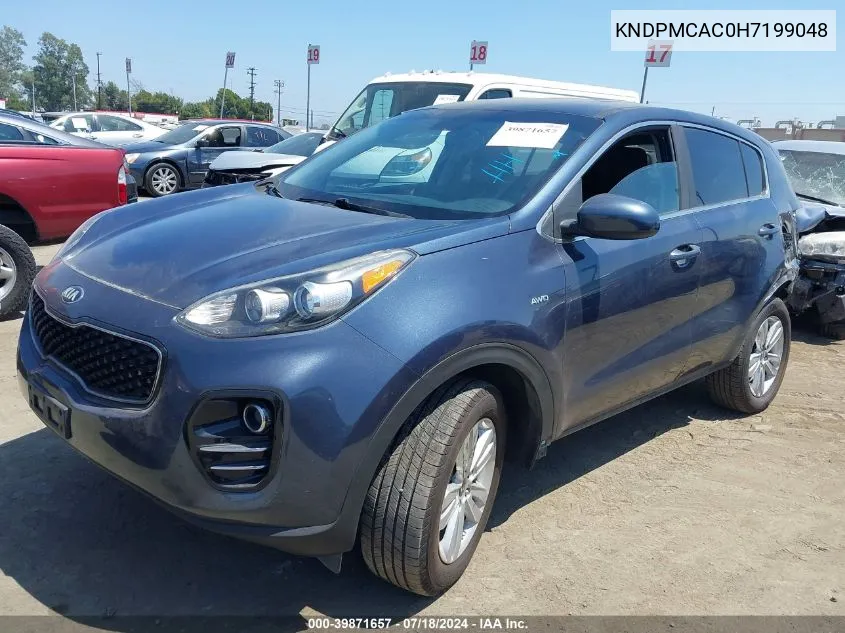 KNDPMCAC0H7199048 2017 Kia Sportage Lx