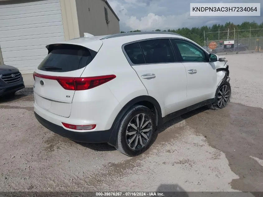 KNDPN3AC3H7234064 2017 Kia Sportage Ex