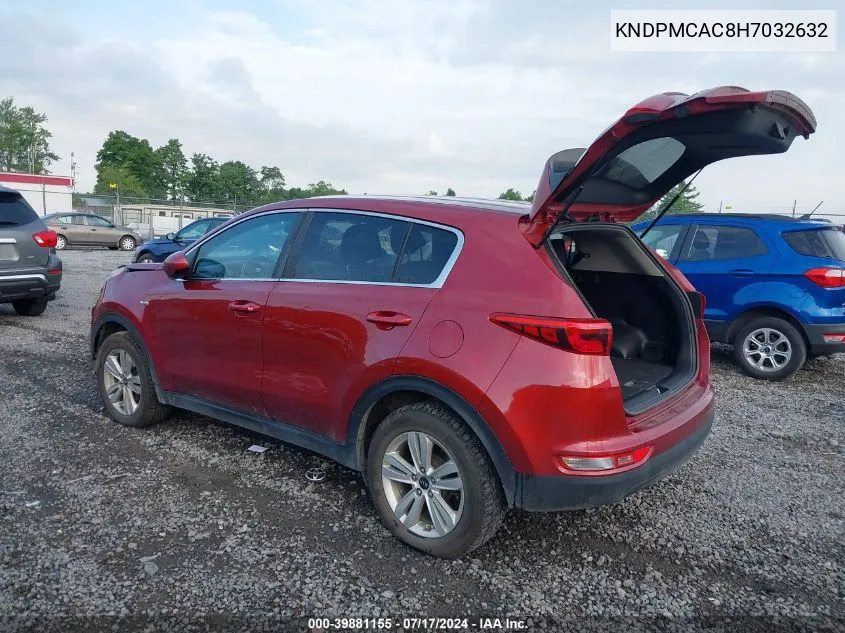 KNDPMCAC8H7032632 2017 Kia Sportage Lx