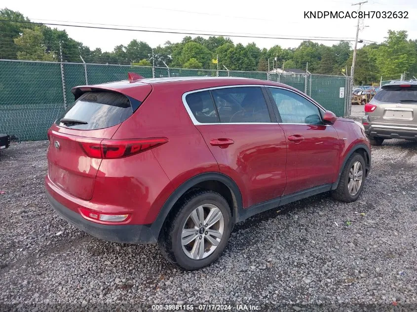 KNDPMCAC8H7032632 2017 Kia Sportage Lx