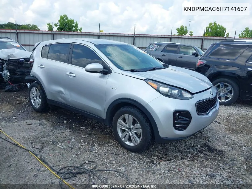 KNDPMCAC6H7141607 2017 Kia Sportage Lx