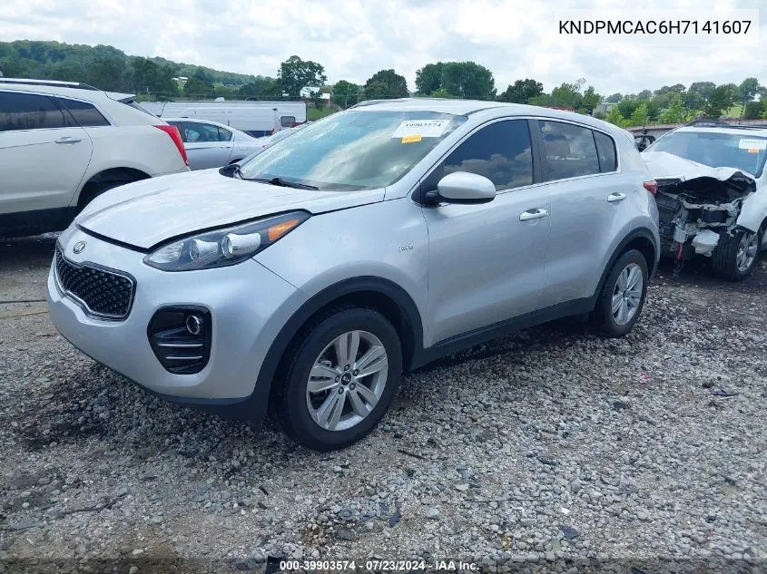 KNDPMCAC6H7141607 2017 Kia Sportage Lx