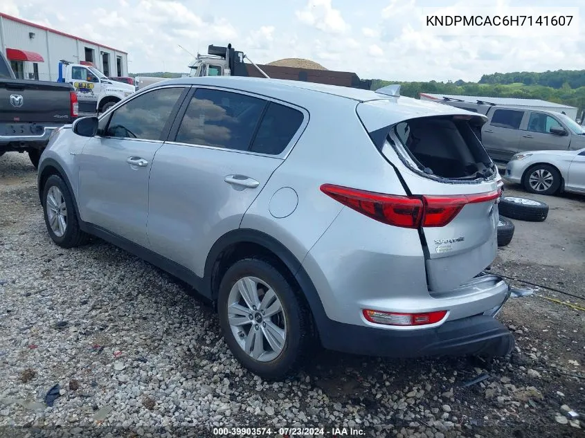 KNDPMCAC6H7141607 2017 Kia Sportage Lx