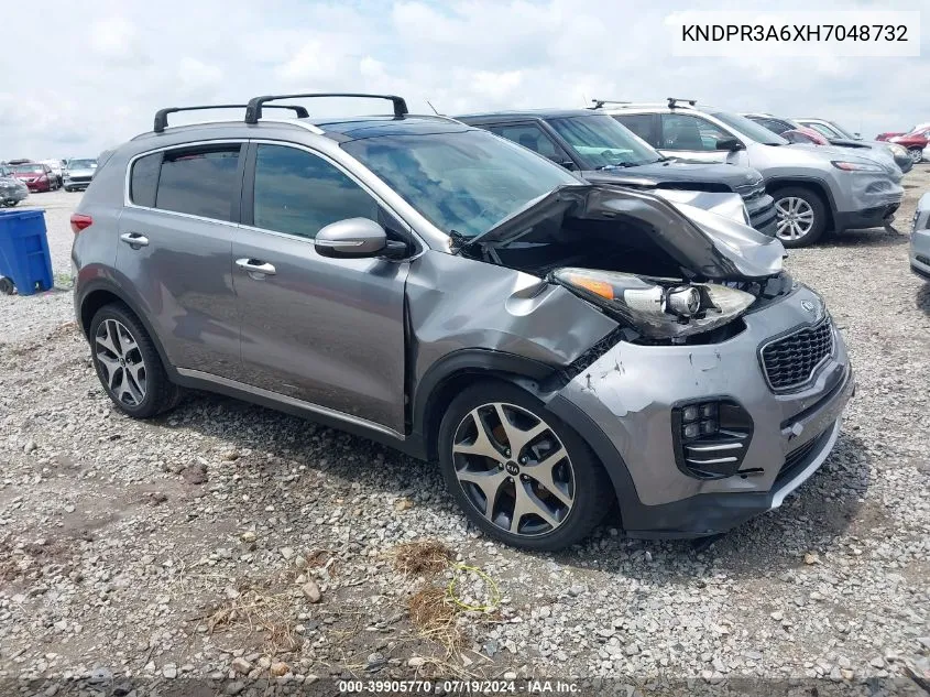 2017 Kia Sportage Sx Turbo VIN: KNDPR3A6XH7048732 Lot: 39905770