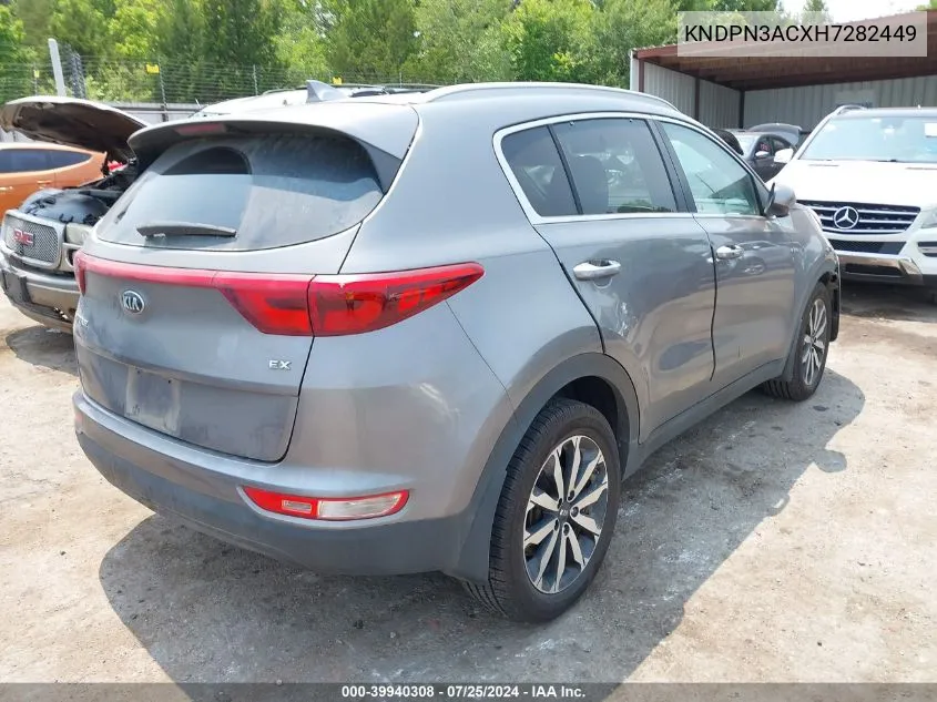 KNDPN3ACXH7282449 2017 Kia Sportage Ex