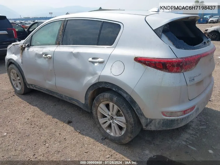 KNDPMCAC6H7198437 2017 Kia Sportage Lx