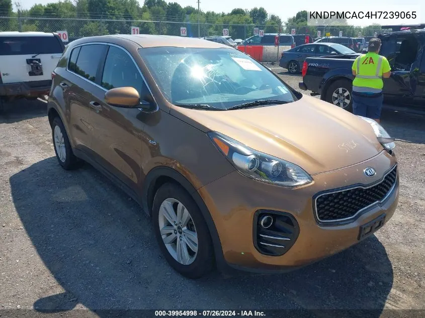 KNDPMCAC4H7239065 2017 Kia Sportage Lx