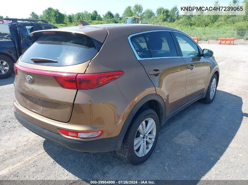 2017 Kia Sportage Lx VIN: KNDPMCAC4H7239065 Lot: 39954998