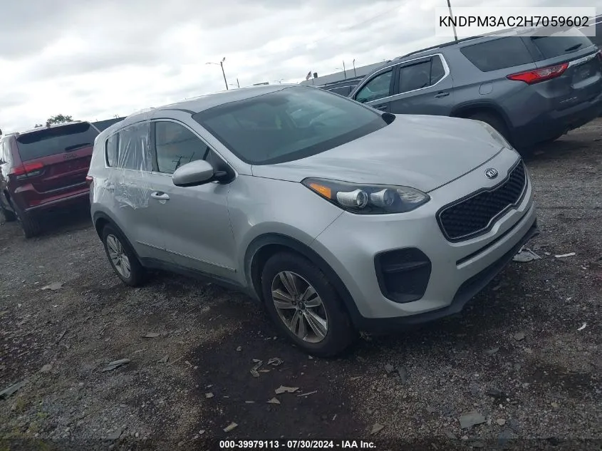 KNDPM3AC2H7059602 2017 Kia Sportage Lx