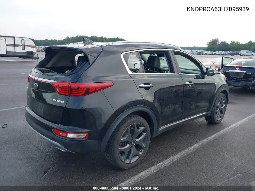 KNDPRCA63H7095939 2017 Kia Sportage Sx Turbo