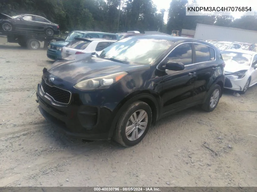 2017 Kia Sportage Lx VIN: KNDPM3AC4H7076854 Lot: 40030796