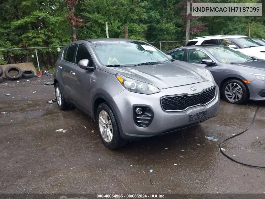 KNDPMCAC1H7187099 2017 Kia Sportage Lx