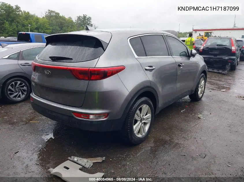 KNDPMCAC1H7187099 2017 Kia Sportage Lx