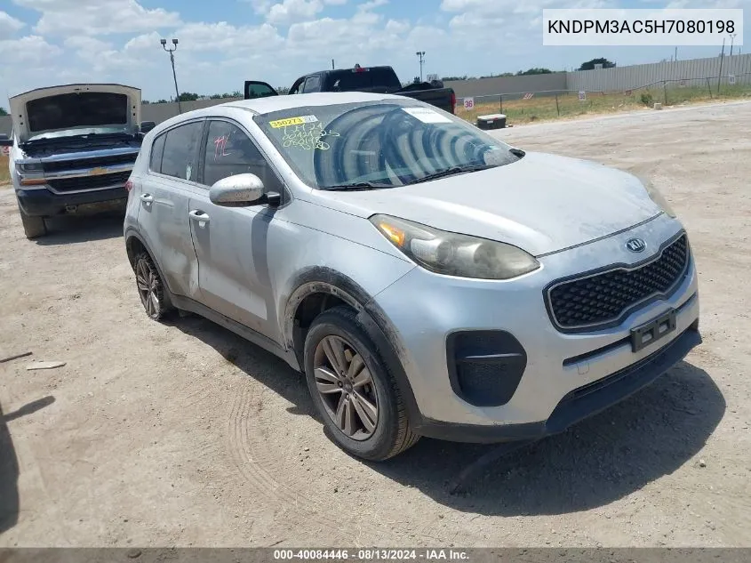 KNDPM3AC5H7080198 2017 Kia Sportage Lx