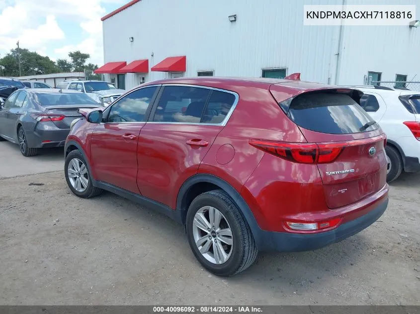 KNDPM3ACXH7118816 2017 Kia Sportage Lx