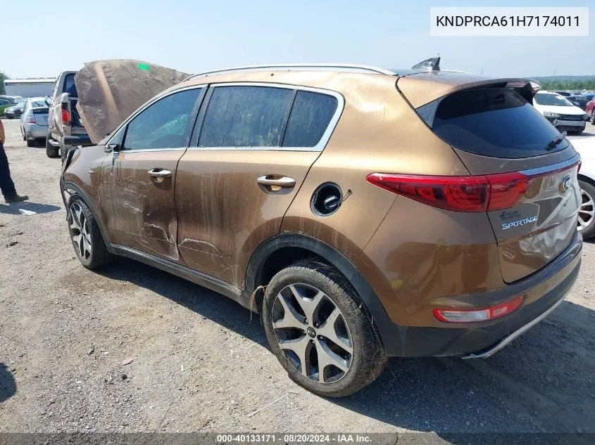 KNDPRCA61H7174011 2017 Kia Sportage Sx