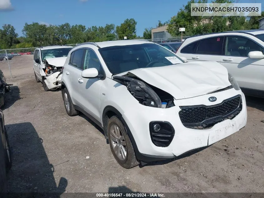 KNDPMCAC8H7035093 2017 Kia Sportage Lx