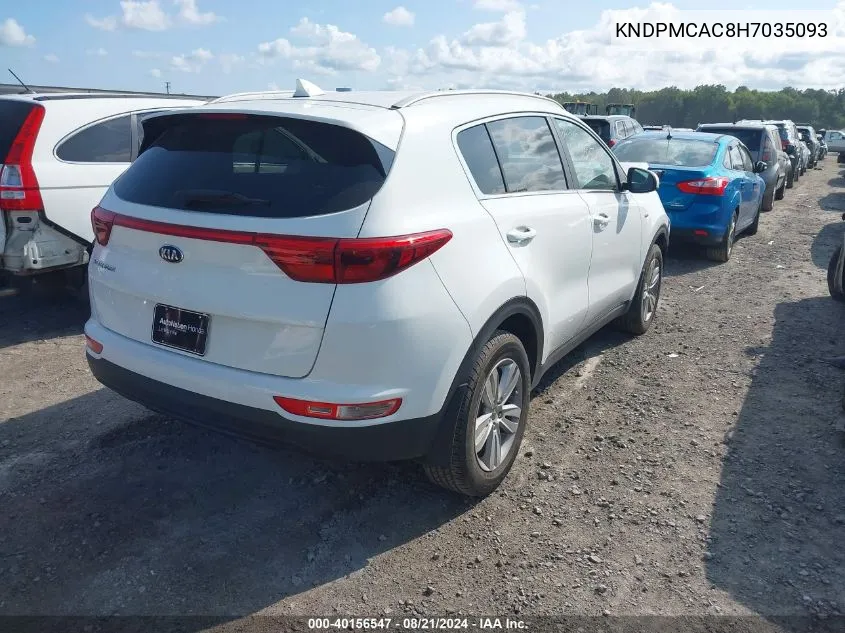 KNDPMCAC8H7035093 2017 Kia Sportage Lx