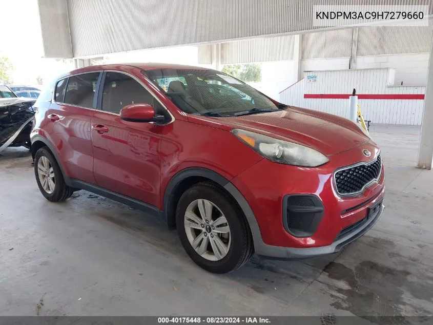 2017 Kia Sportage Lx VIN: KNDPM3AC9H7279660 Lot: 40175448