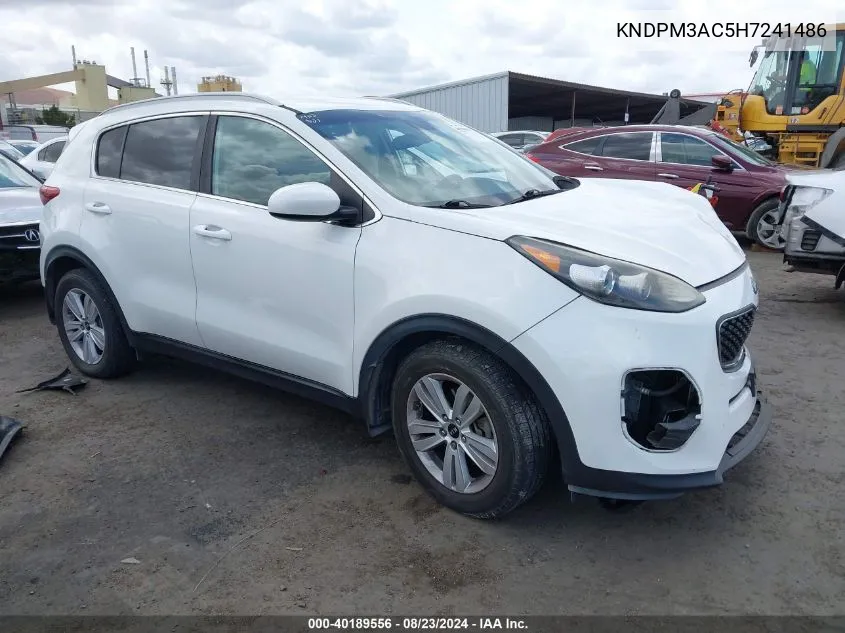 KNDPM3AC5H7241486 2017 Kia Sportage Lx