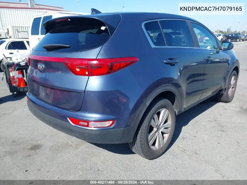 2017 Kia Sportage Lx VIN: KNDPMCAC7H7079165 Lot: 40211468