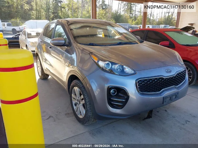 2017 Kia Sportage Lx VIN: KNDPMCAC1H7130160 Lot: 40225441