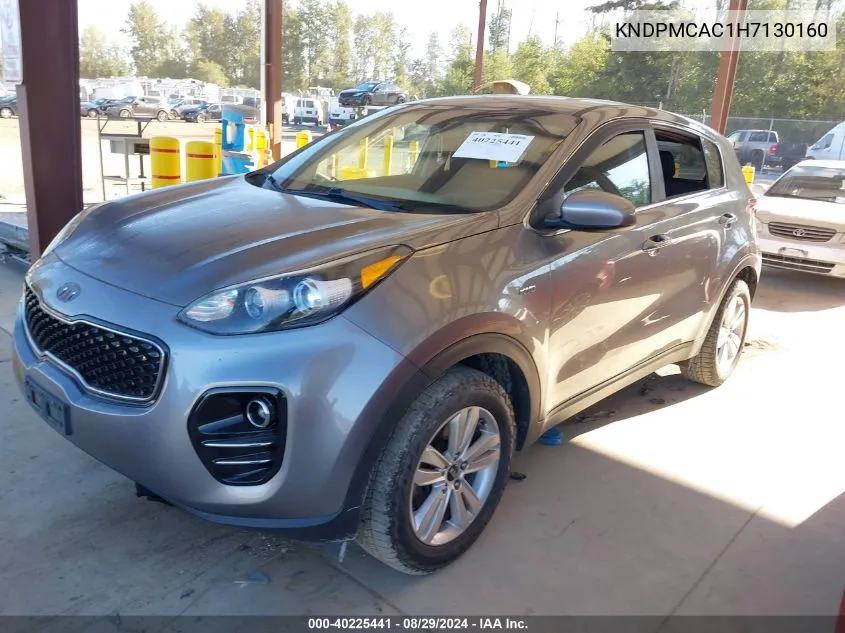 2017 Kia Sportage Lx VIN: KNDPMCAC1H7130160 Lot: 40225441