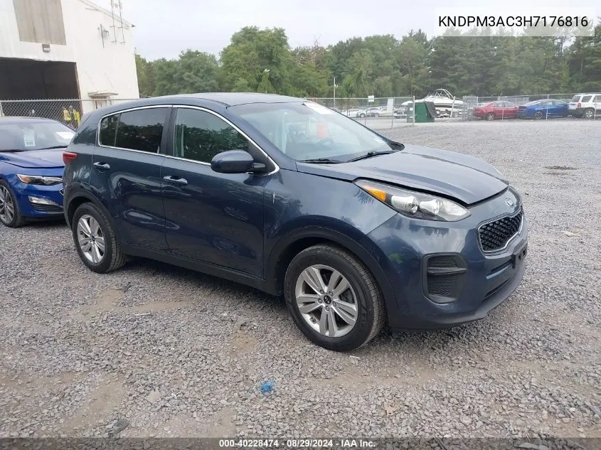 KNDPM3AC3H7176816 2017 Kia Sportage Lx