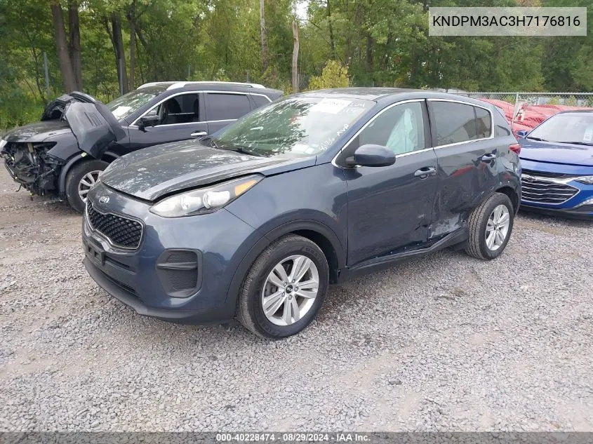 KNDPM3AC3H7176816 2017 Kia Sportage Lx