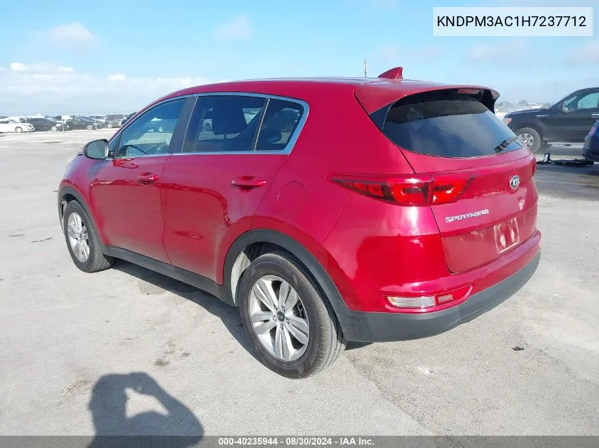 KNDPM3AC1H7237712 2017 Kia Sportage Lx